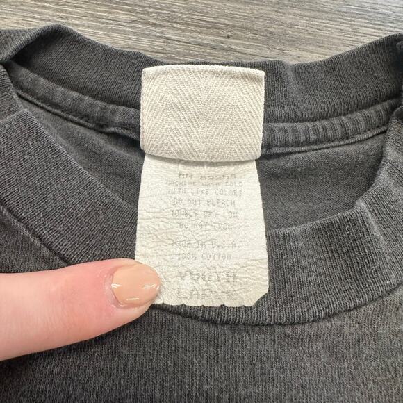 Vintage 90s Universal Studios I Survived Jurassic Park Black Women M T-Shirt USA - Picture 5 of 9